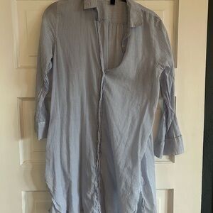 Jcrew Striped Button-Up Shirt